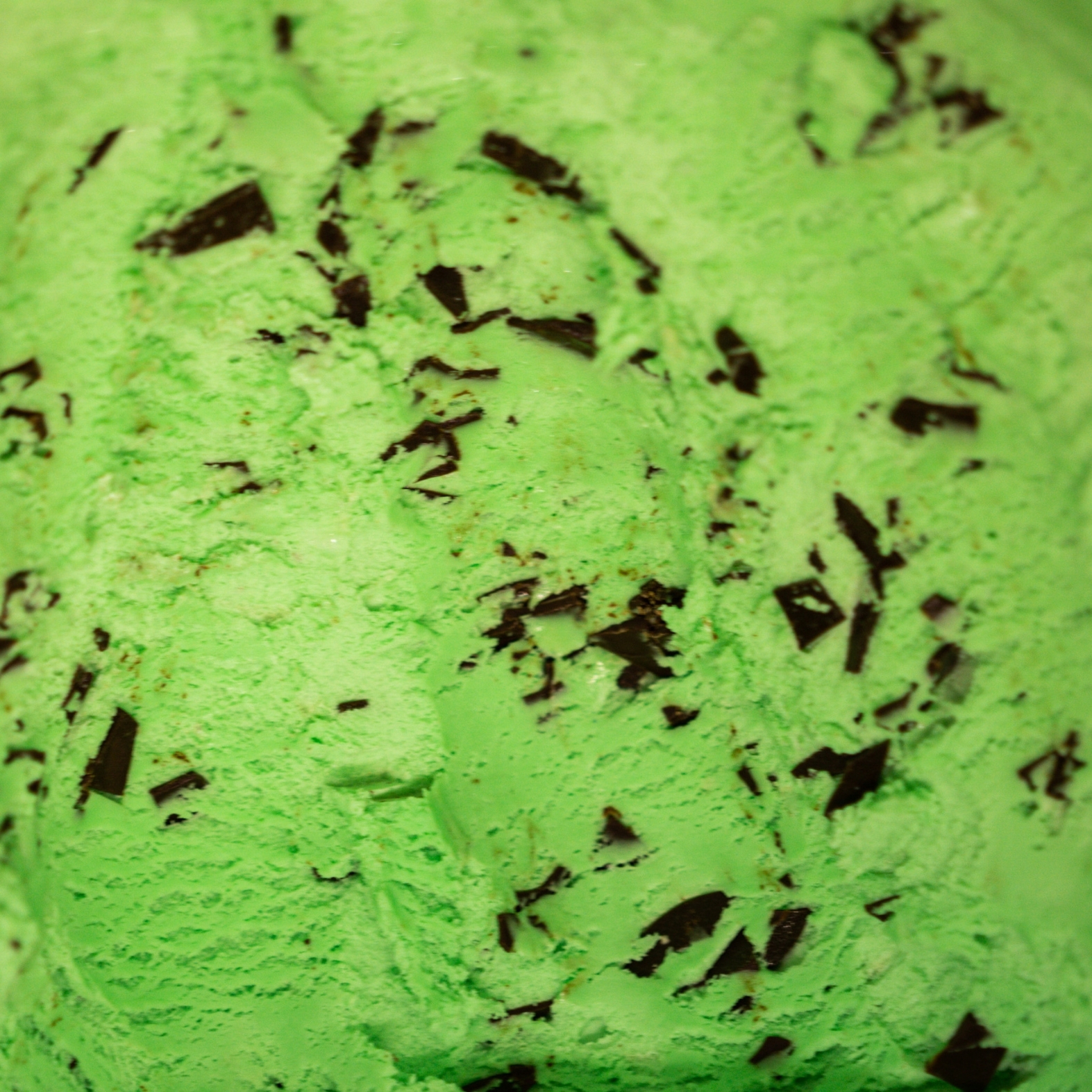 Blue ice cream texture